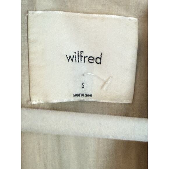 Aritzia Wilfred Faux Leather Long Sleeve Shirt Jacket Ganna Shacket Size Small - Picture 6 of 11